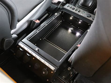 defender steel cubby box|land rover defender rear storage.